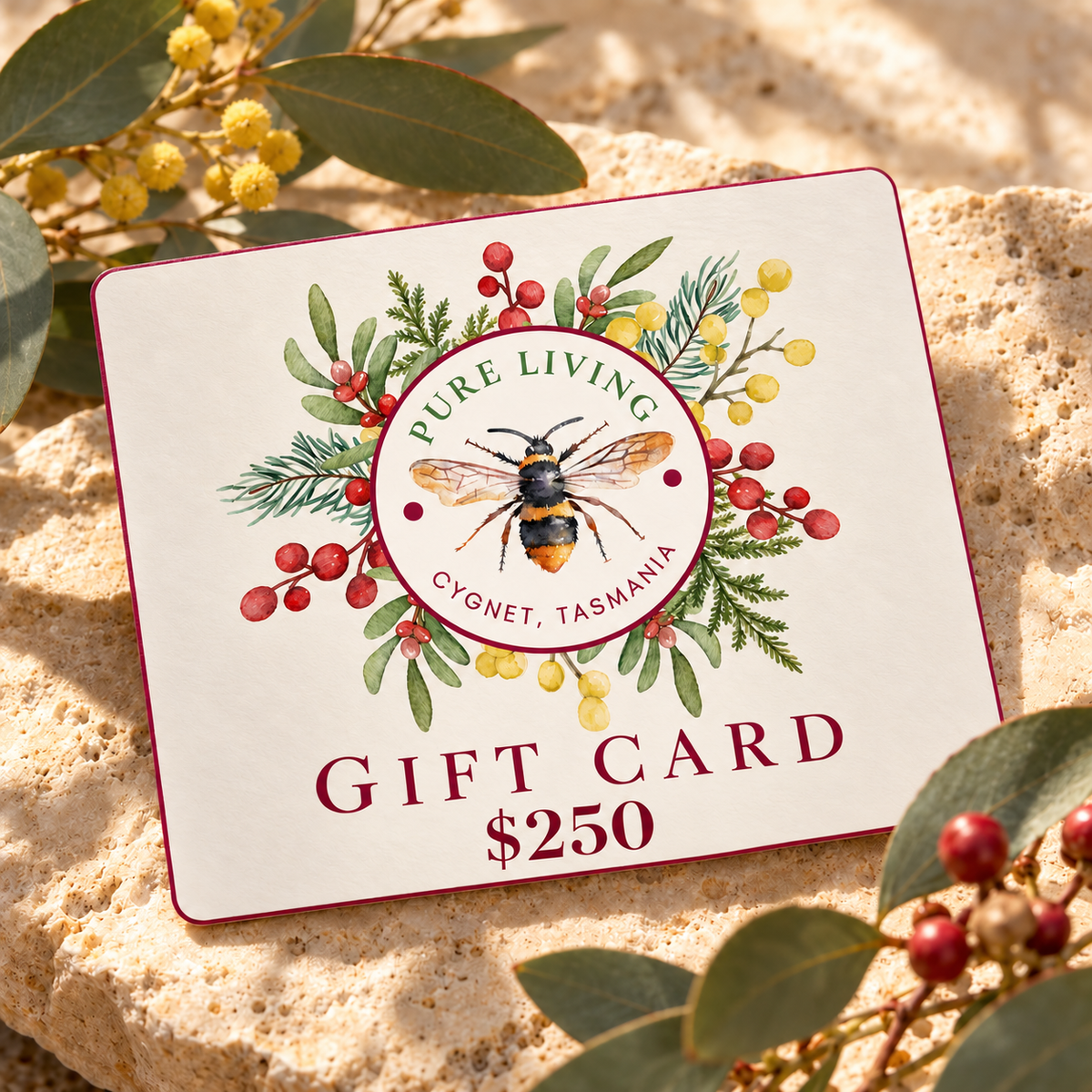 Pure Living Tasmania Digital Gift Card