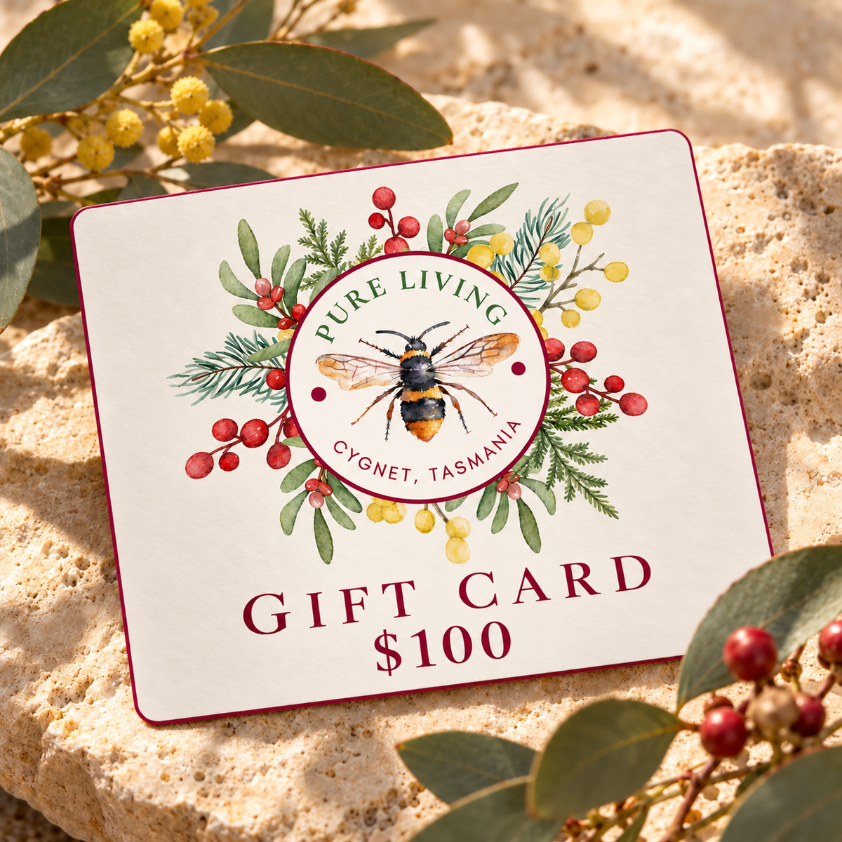 Pure Living Tasmania Digital Gift Card