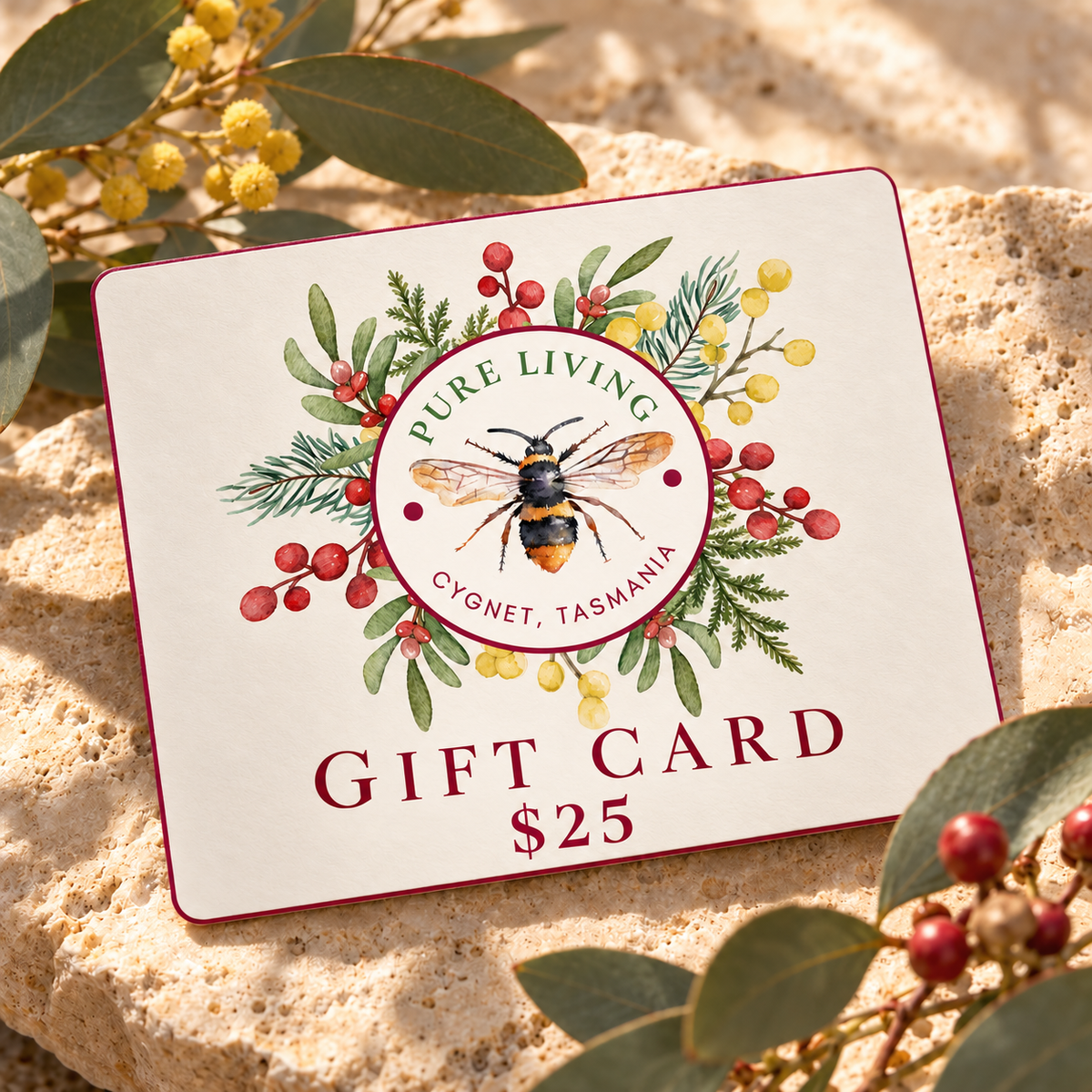Pure Living Tasmania Digital Gift Card