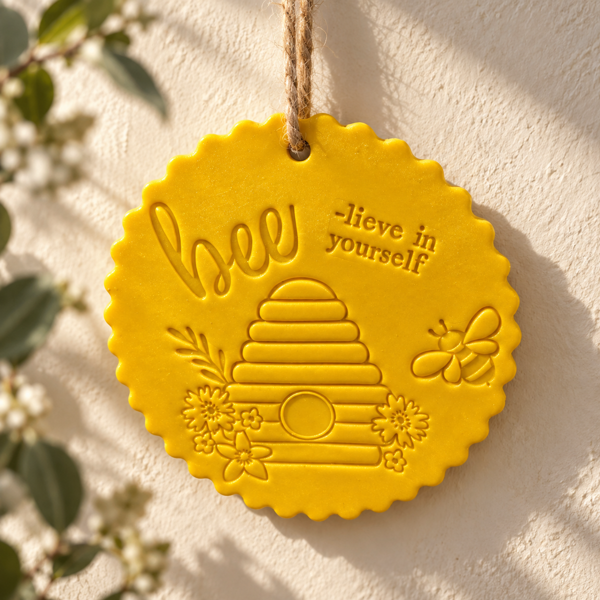 Handmade Clay Hanging Wall Art