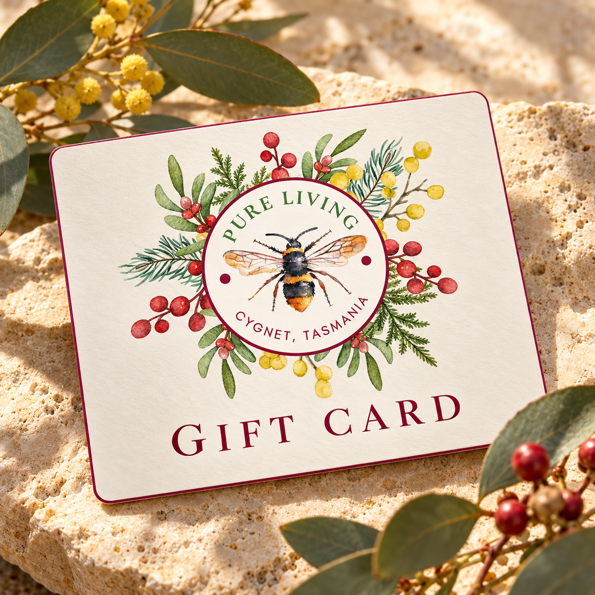 Pure Living Tasmania Digital Gift Card