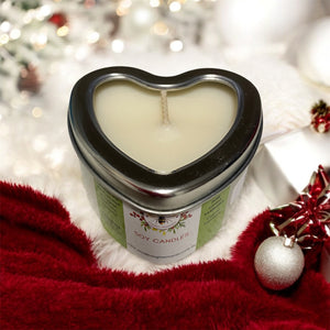 Soy Candle in Heart Shape Tin