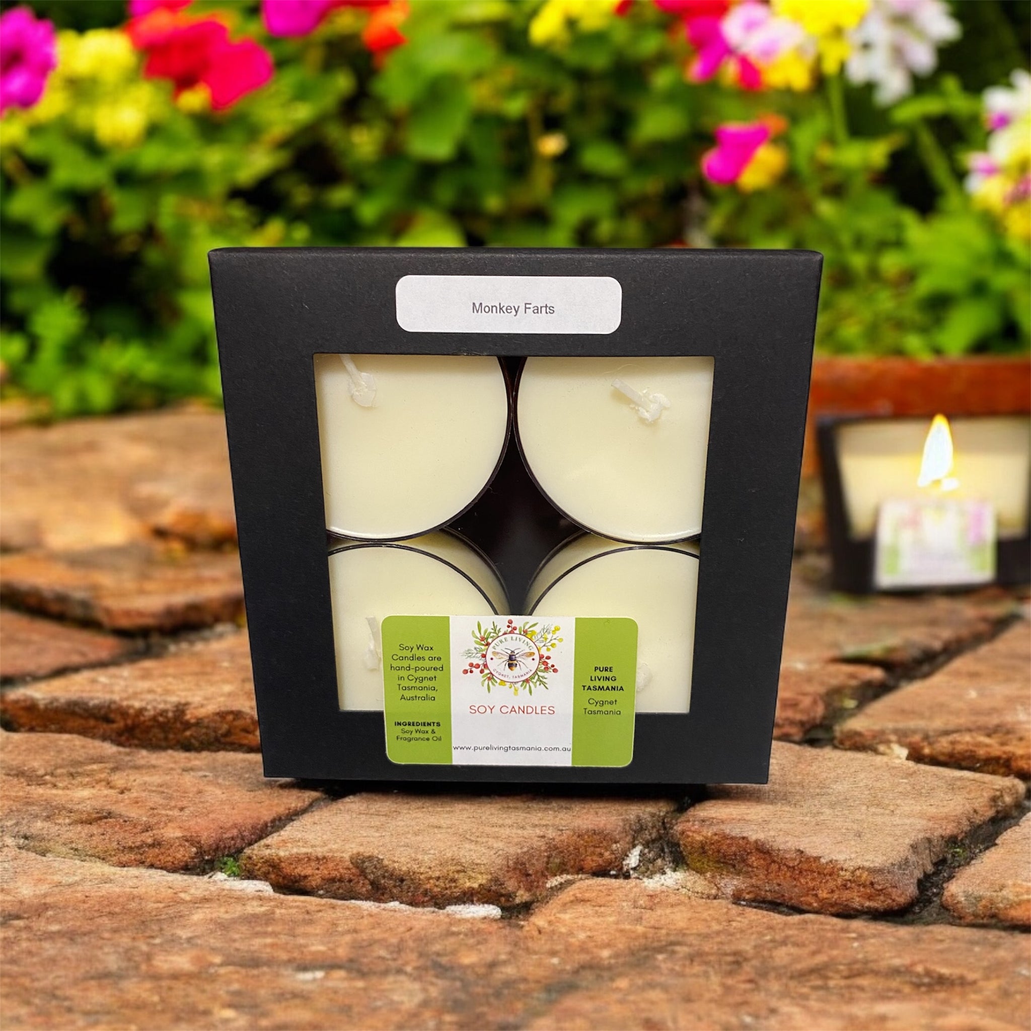 Soy Maxi Tealight Candles - Set of 4