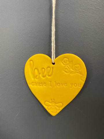 Wall art hanging - Because I love you